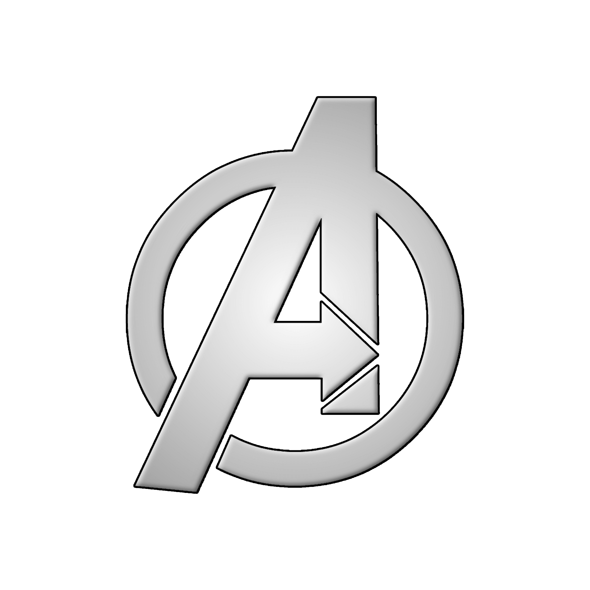 A Logo Avengers Letter Transparent PNG Image