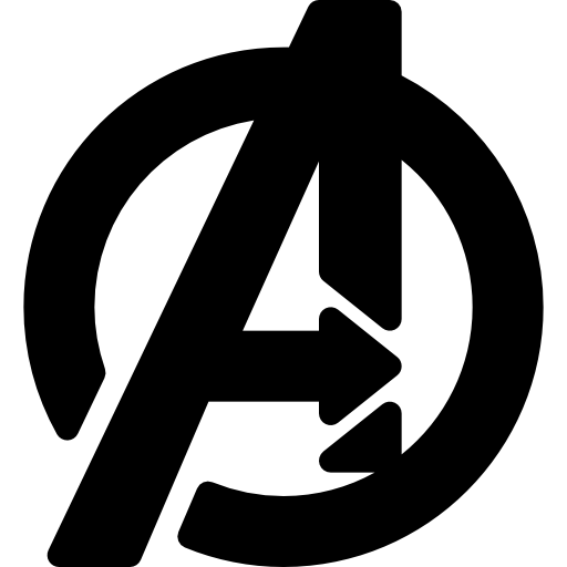 A Logo Avengers Letter Transparent PNG Image