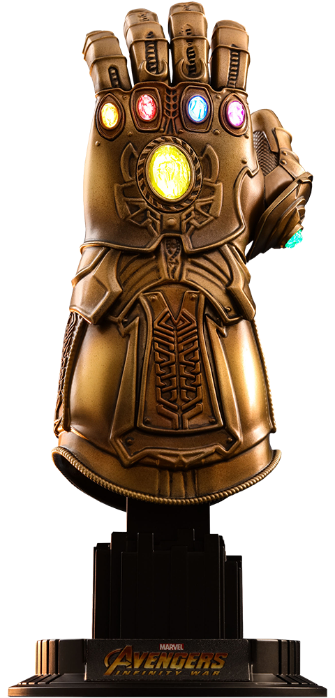 Thanos Gauntlet Infinity Sculpture Transparent PNG Image