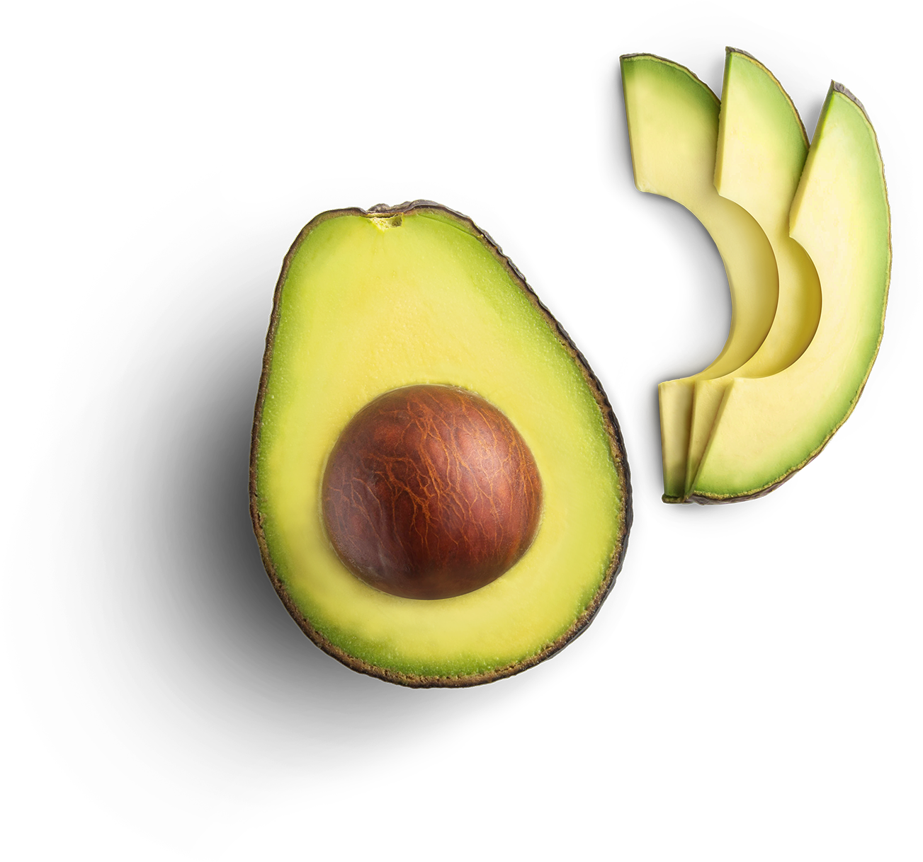 Avocado Half Transparent PNG Image