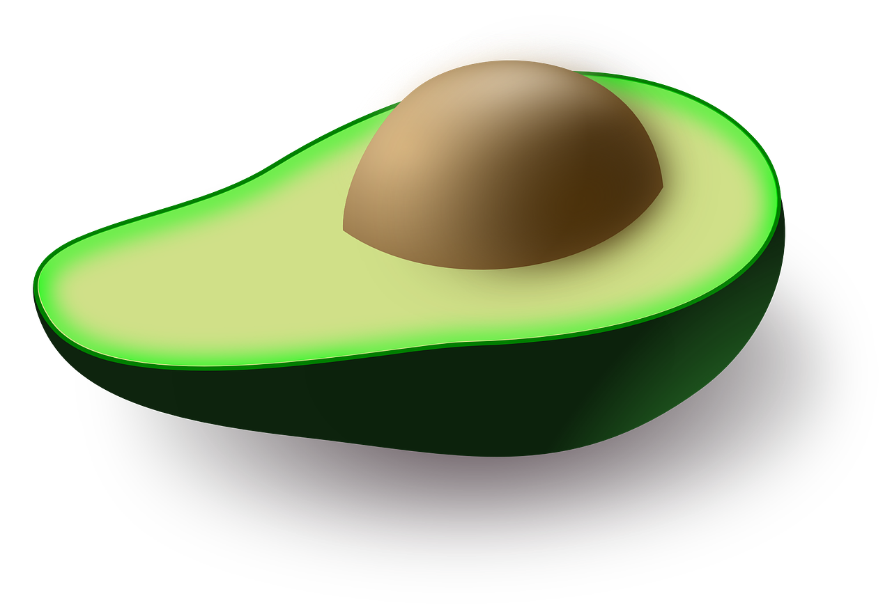 Vector Avocado Transparent PNG Image