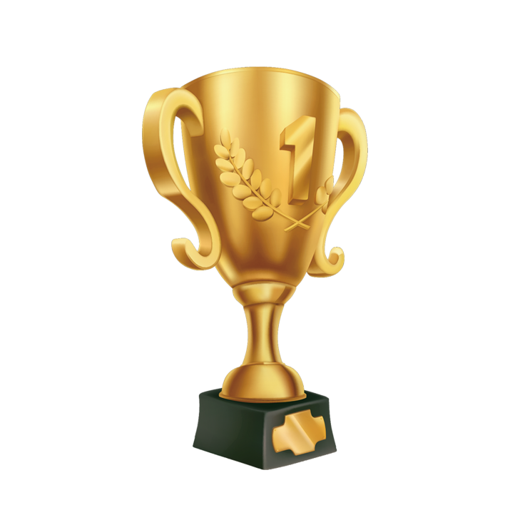 Golden Award Transparent PNG Image