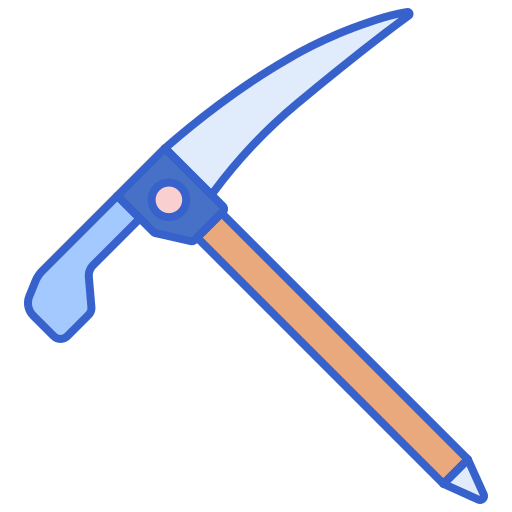 Ice Axe Transparent PNG Image