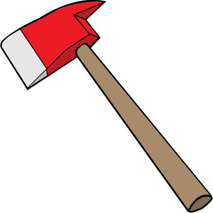 Firefighter Axe Transparent PNG Image