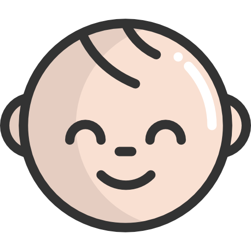 Baby Smiling Cartoon Transparent PNG Image