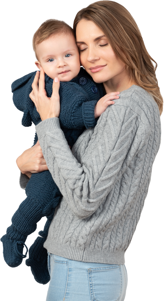 Baby Mother With Happy Transparent PNG Image