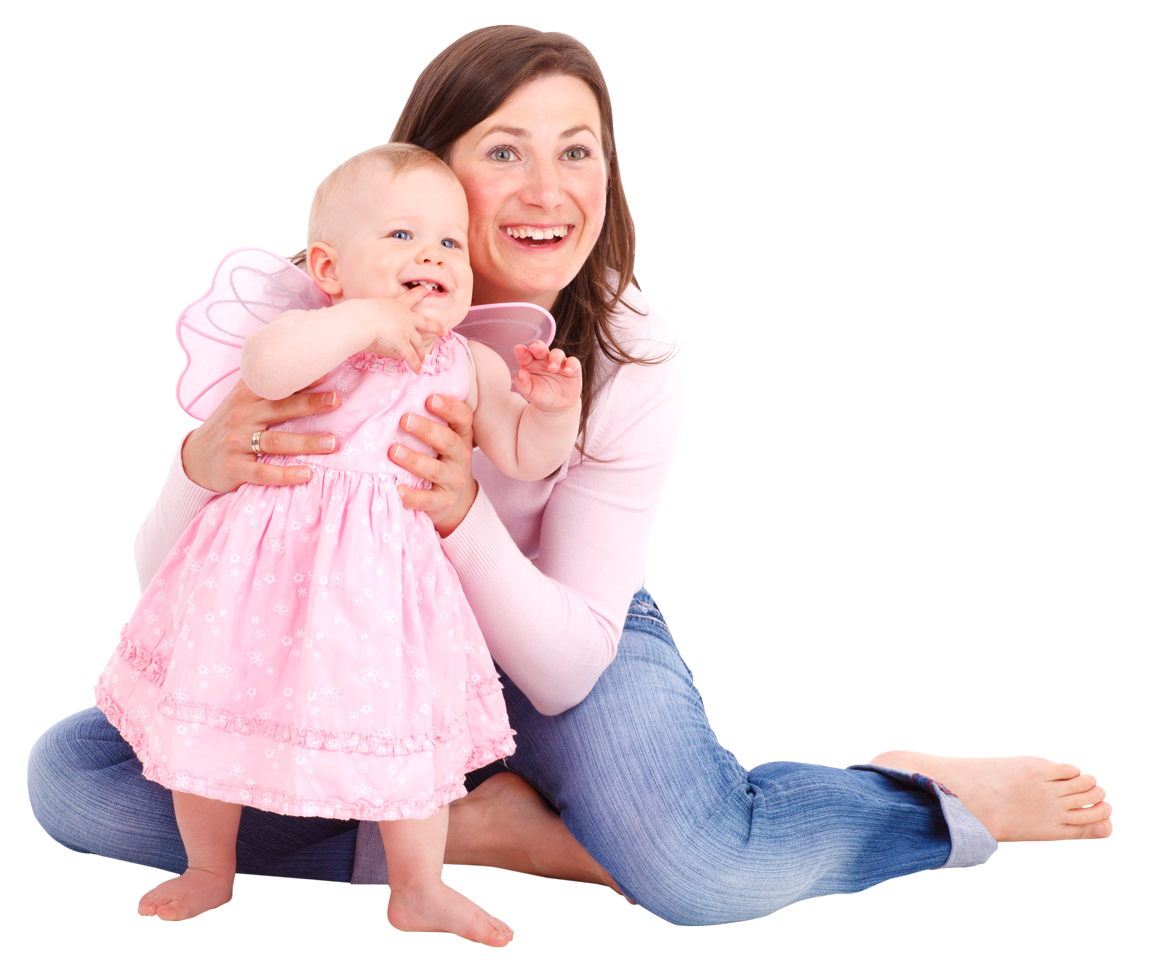 Baby Mother With Happy Transparent PNG Image