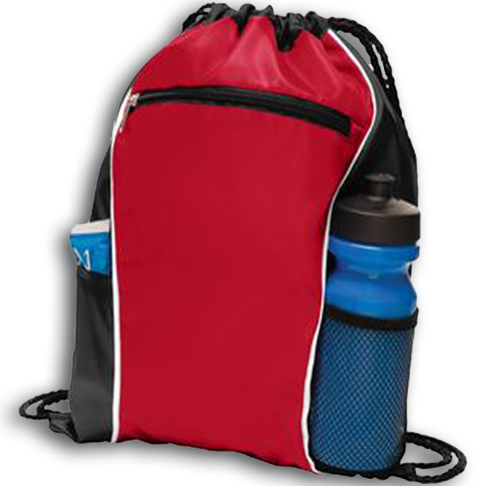 Backpack Red Sports Transparent PNG Image