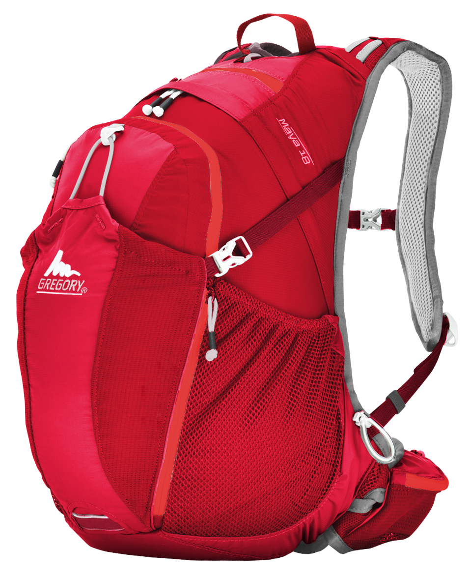 Backpack Sports Red Waterproof Transparent PNG Image