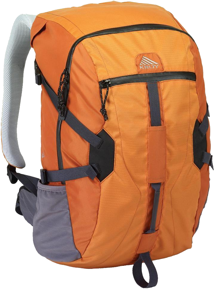 Orange Backpack Sports Waterproof Transparent PNG Image