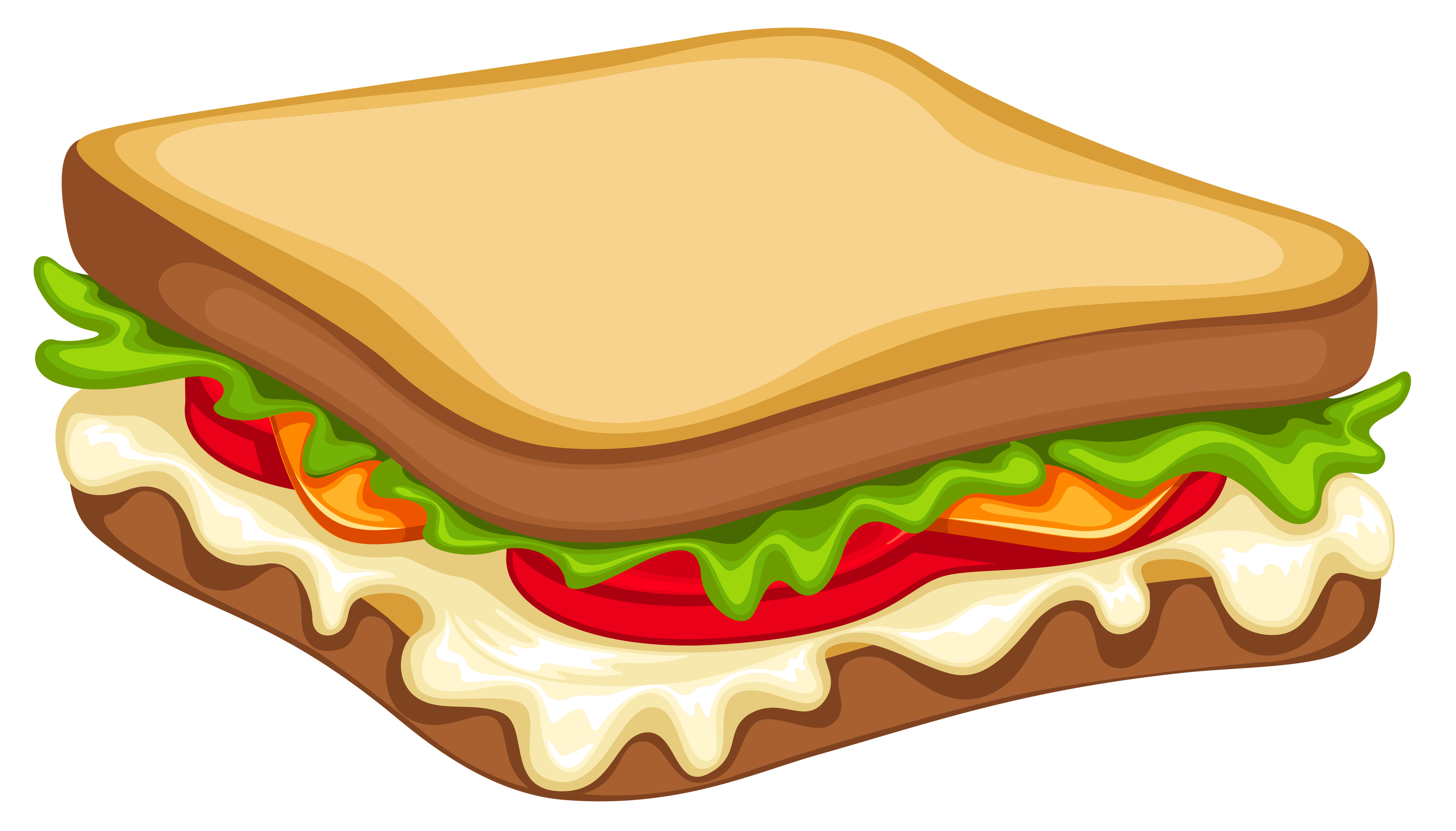 Cheese Sandwich Bacon Transparent PNG Image