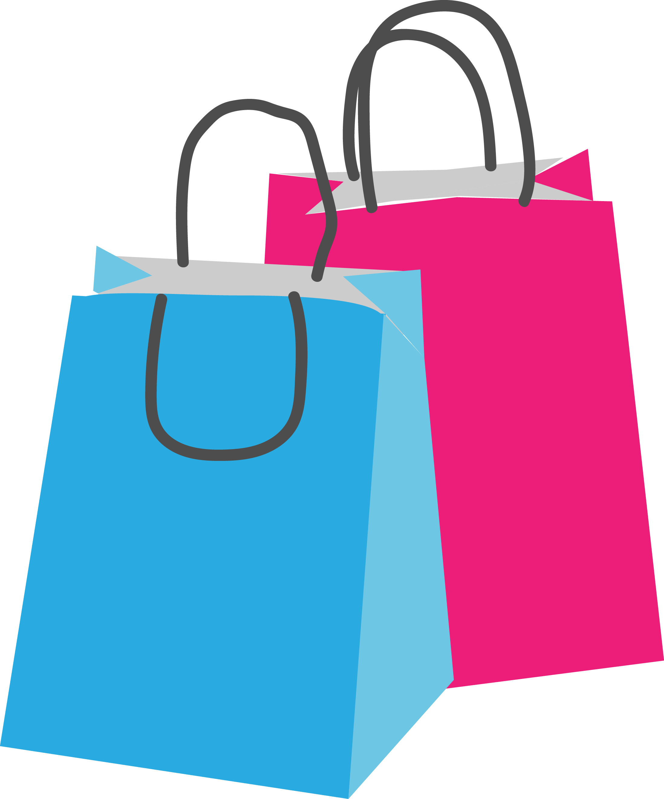 Bag Shopping Colorful Transparent PNG Image