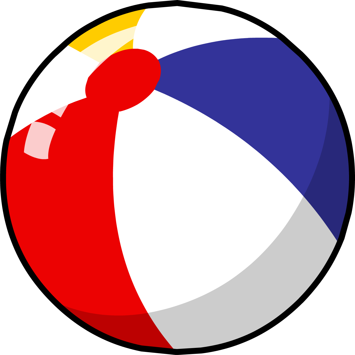 Vector Ball Beach File Transparent PNG Image