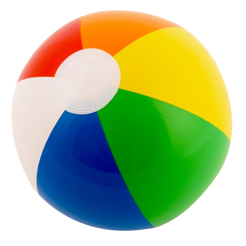 Inflatable Ball Beach Colorful Transparent PNG Image