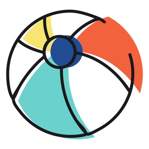 Vector Ball Beach Colorful Transparent PNG Image