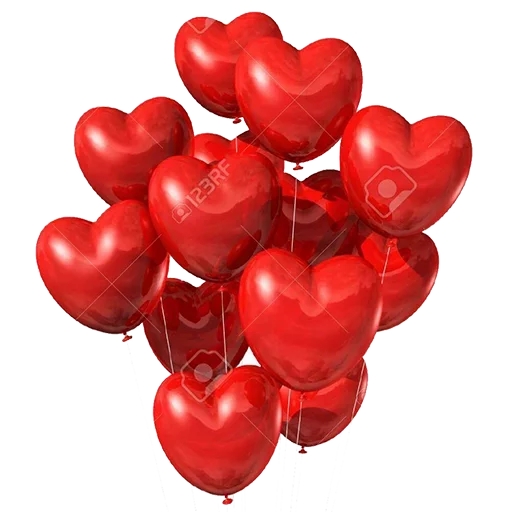 Heart Balloon Transparent PNG Image