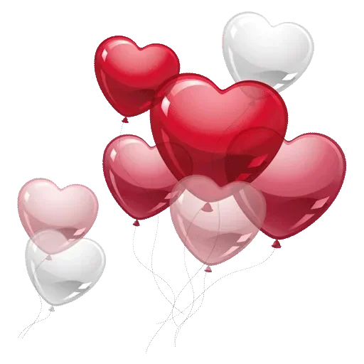 Heart Balloon Transparent PNG Image