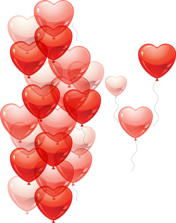 Heart Balloon Transparent PNG Image