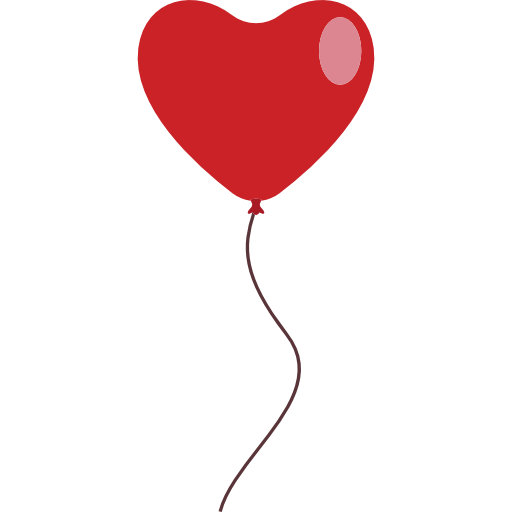 Heart Balloon File Transparent PNG Image