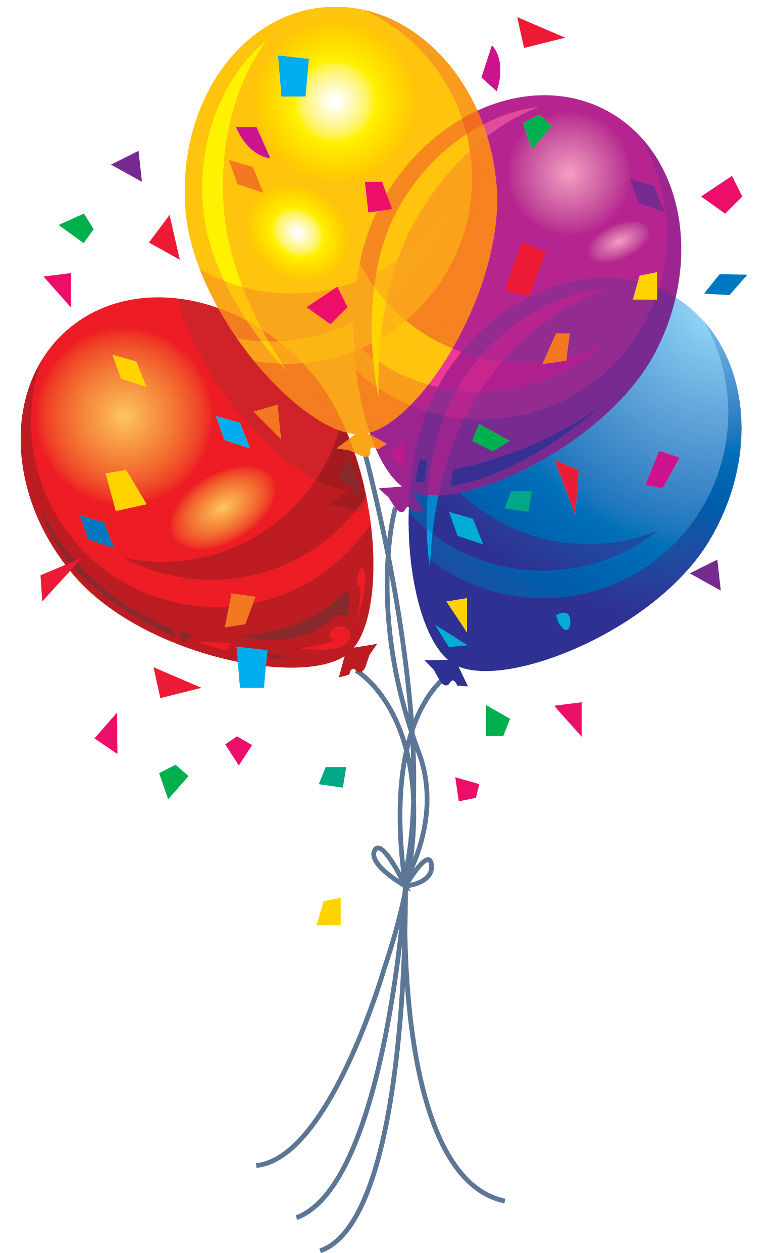 Balloon Vector Glossy Transparent PNG Image