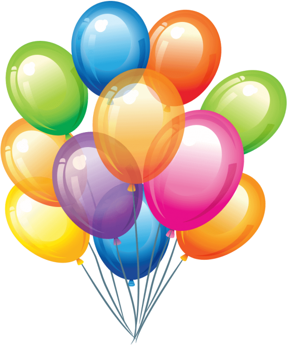 Decoration Balloon Vector Glossy Transparent PNG Image