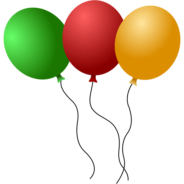 Balloon Vector Bunch Transparent PNG Image