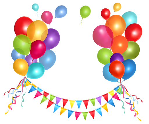 Party Balloon Birthday Hanging Transparent PNG Image
