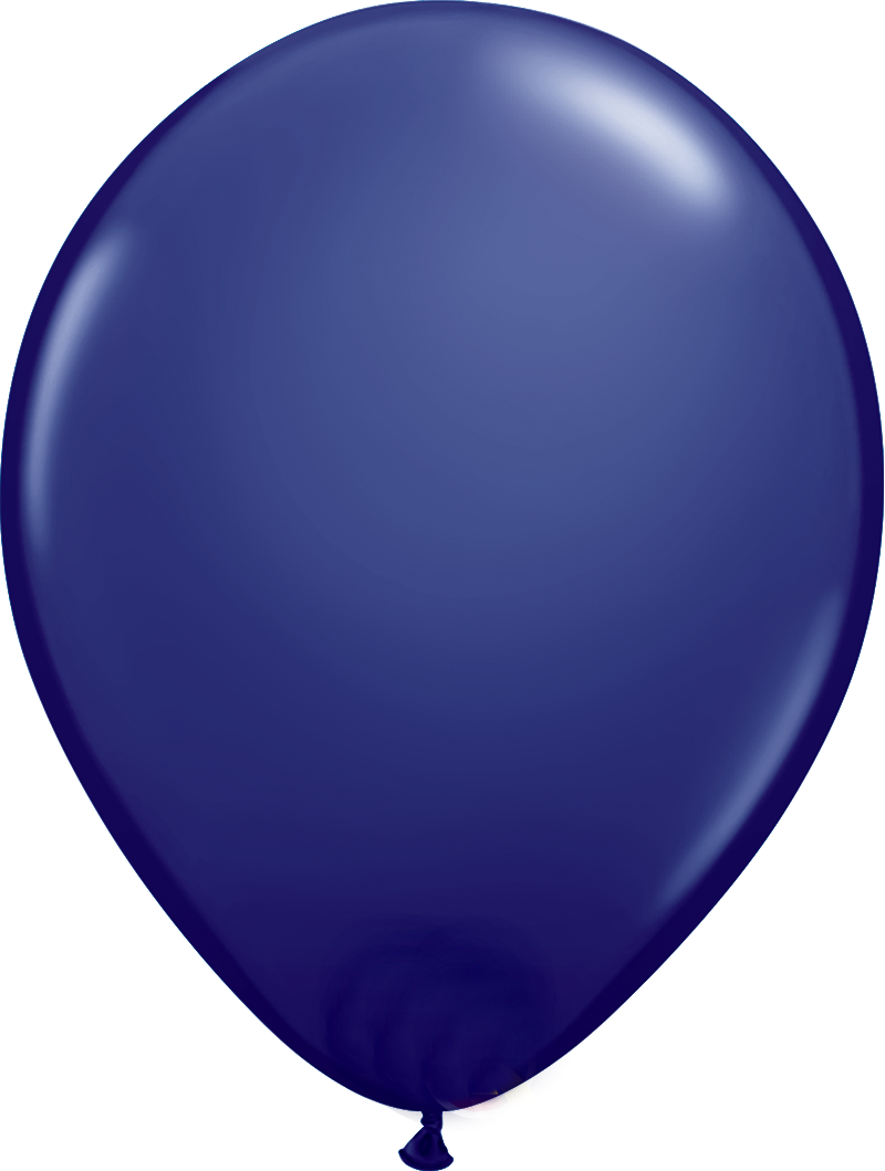 Dark Blue Balloon Transparent PNG Image