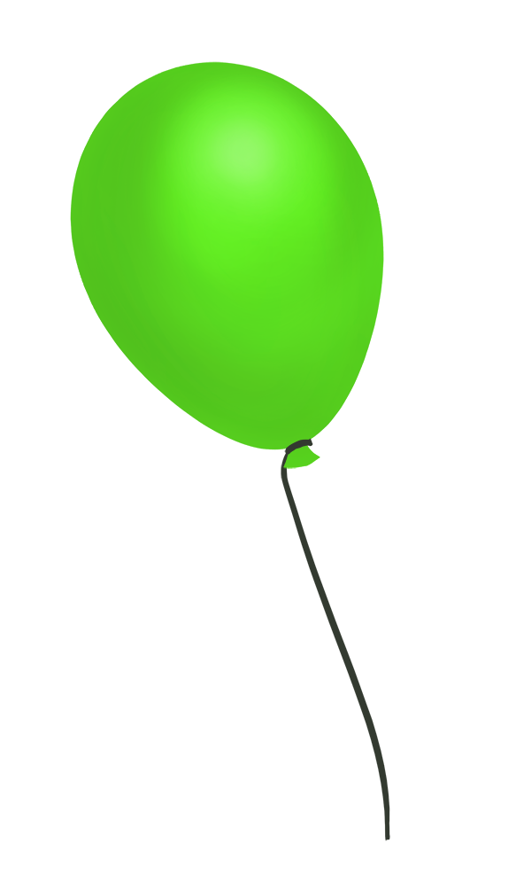 Balloon Birthday Green Transparent PNG Image
