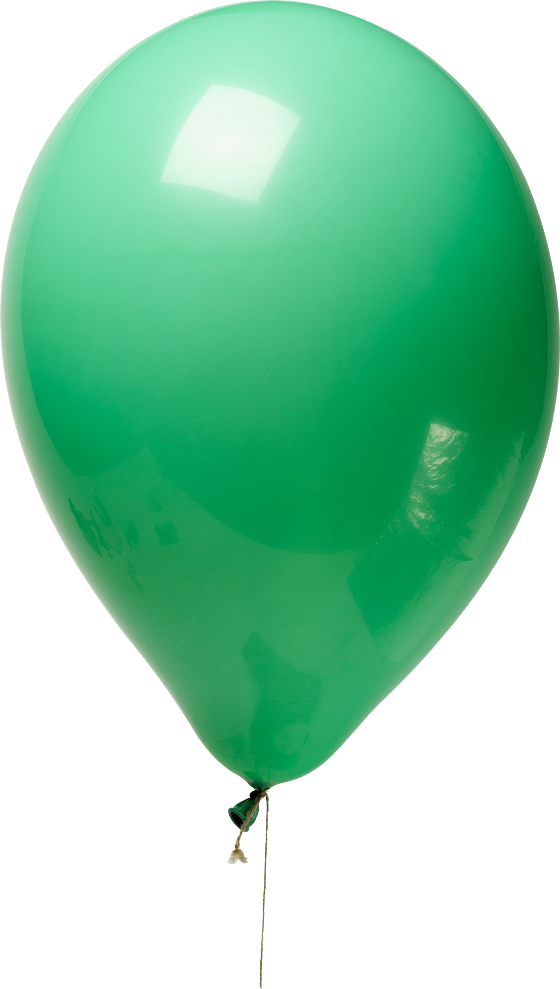 Balloon Green Glossy Transparent PNG Image