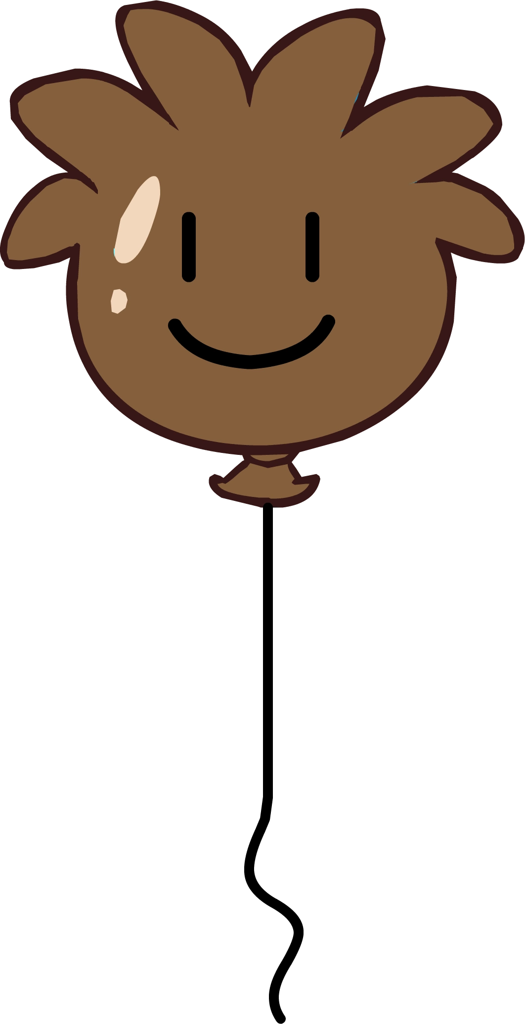 Brown Balloon Chocolate Transparent PNG Image
