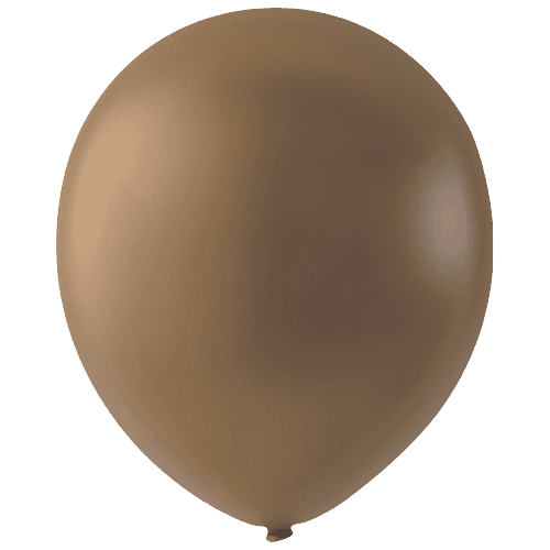 Golden Balloon Brown Transparent PNG Image