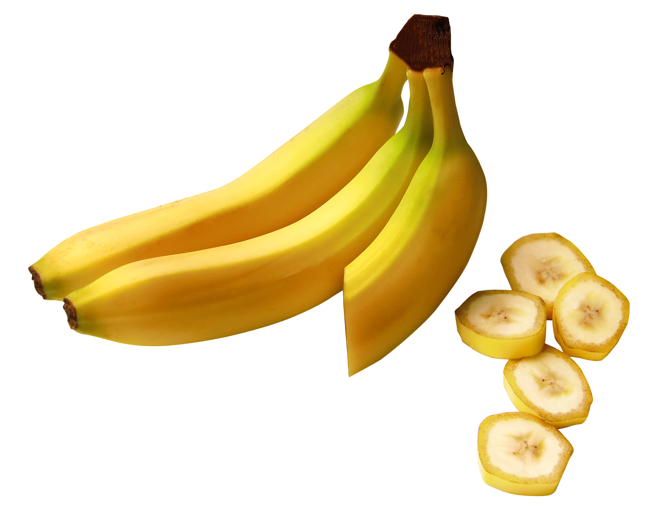 Slice Organic Banana Transparent PNG Image