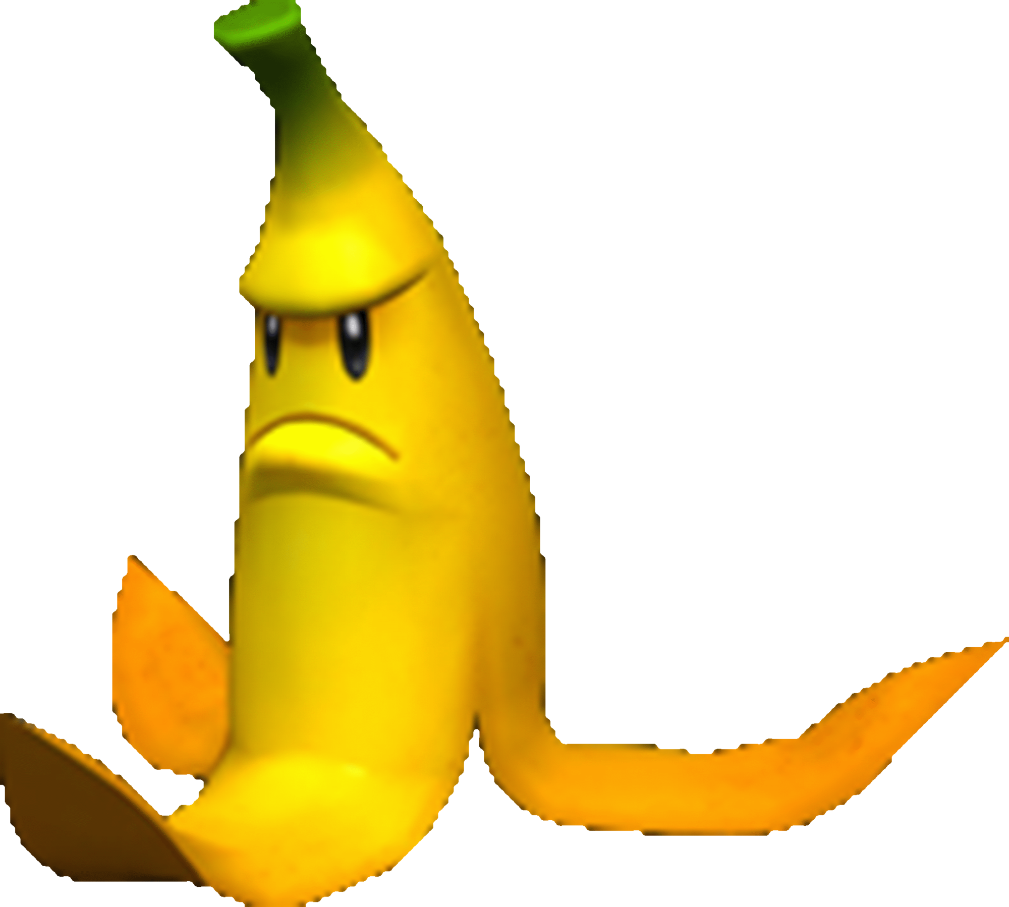 Angry Banana Peel Transparent PNG Image