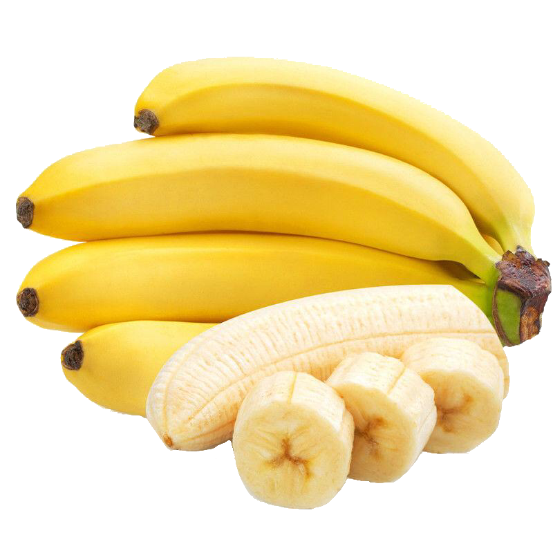 Slice Banana Bunch File Transparent PNG Image