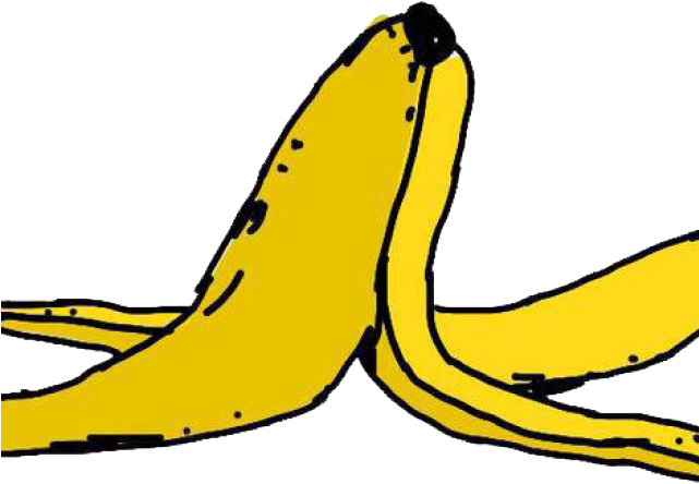 Vector Banana Peel Transparent PNG Image