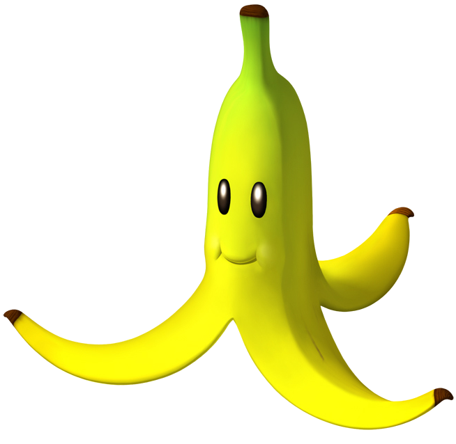 Smiling Banana Peel Transparent PNG Image