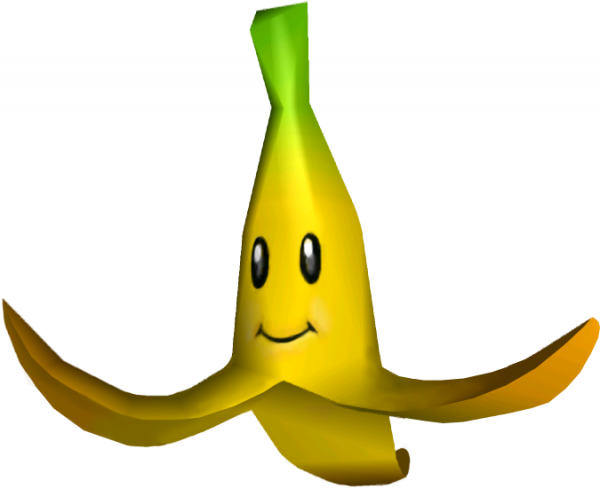 Smiling Banana Peel Transparent PNG Image