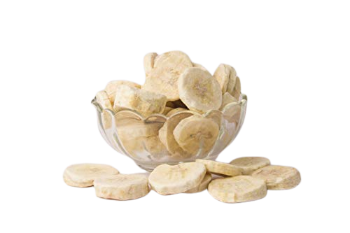 Bowl Dried Banana Transparent PNG Image