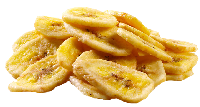 Chips Dried Banana File Transparent PNG Image