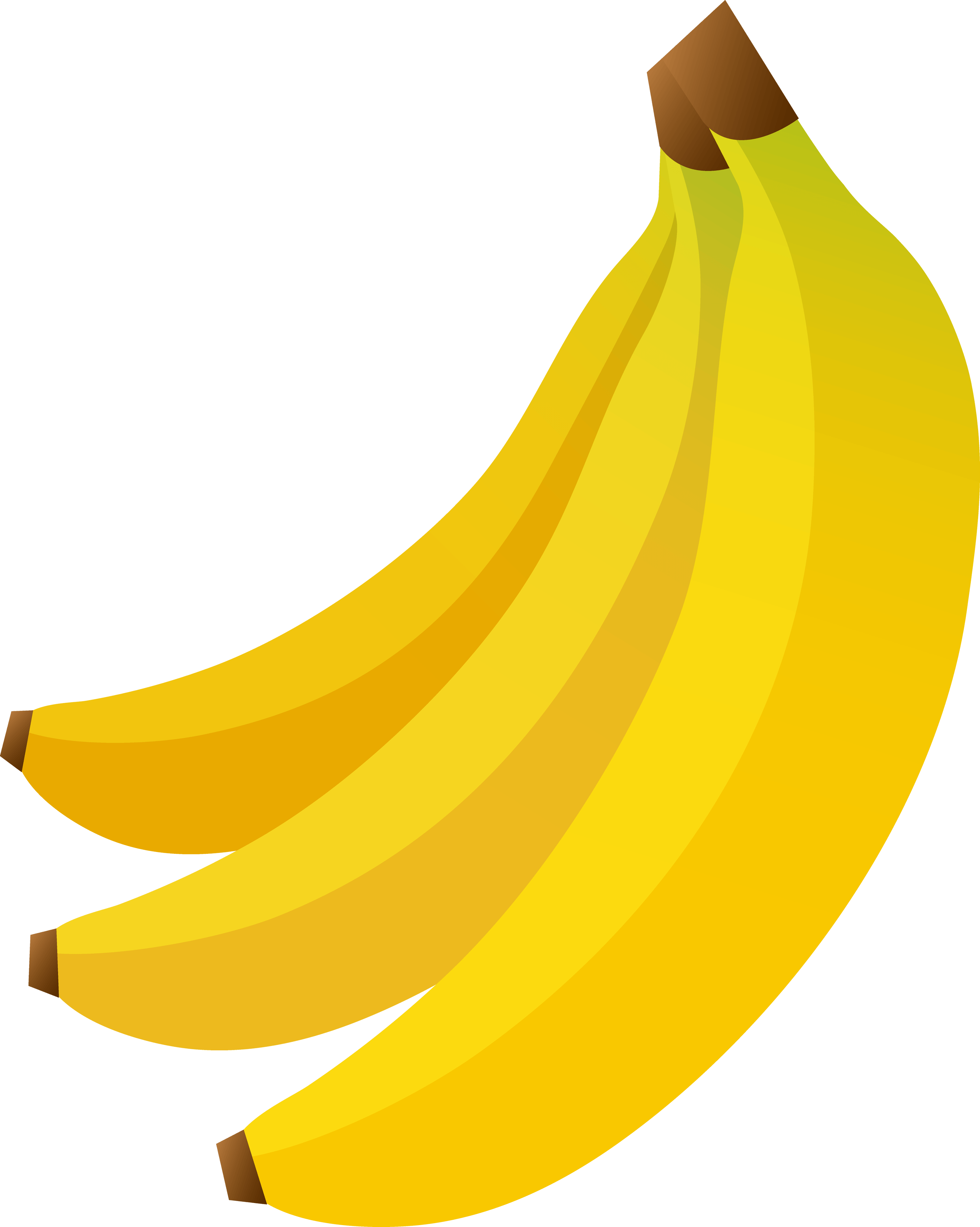 Yellow Bananas Transparent PNG Image