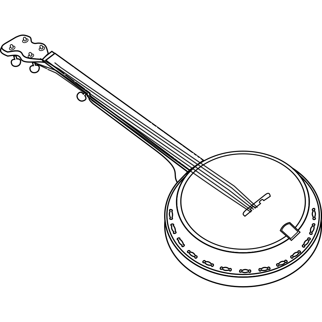 Mandolin Guitar Banjo Transparent PNG Image