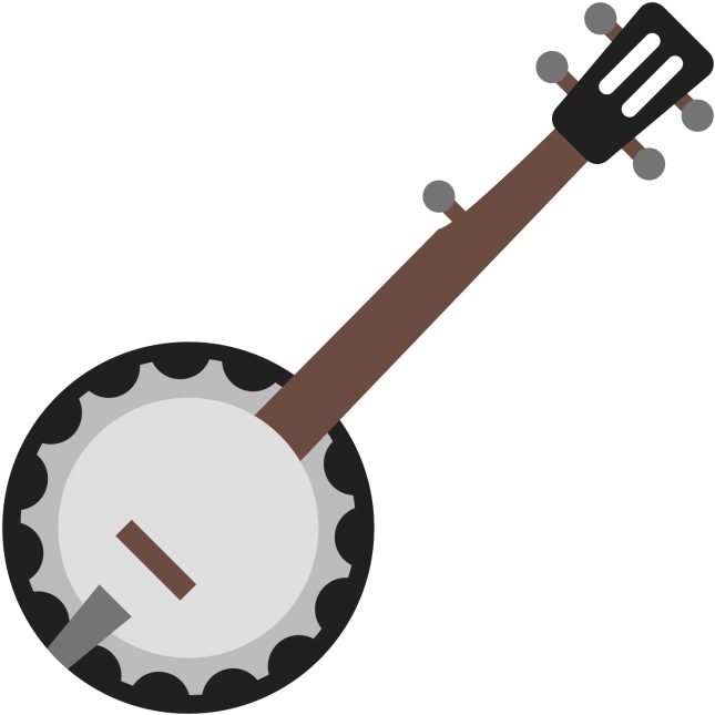 Mandolin Banjo Vector Transparent PNG Image