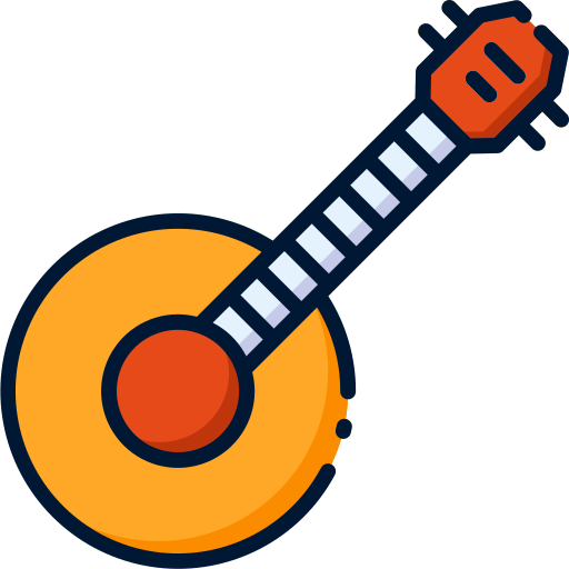 Vector Banjo Transparent PNG Image