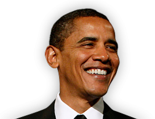 Barack Smiling Face Obama Transparent PNG Image
