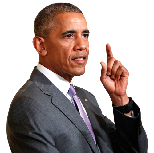 Barack Face Obama Transparent PNG Image