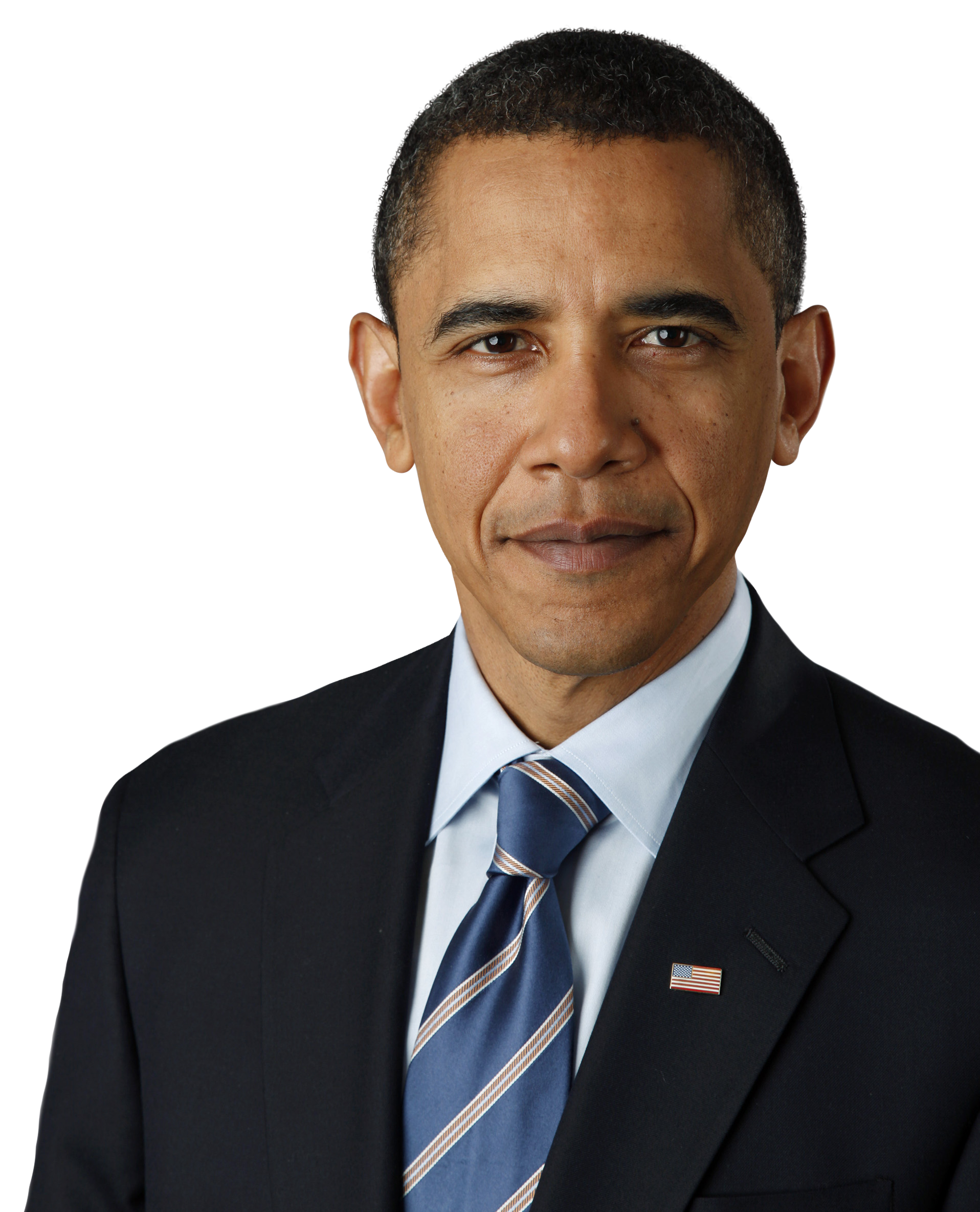 Barack Smiling Obama Transparent PNG Image