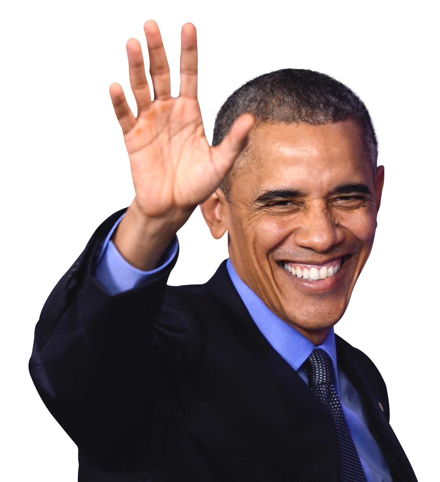 Barack Waving Hand Obama File Transparent PNG Image