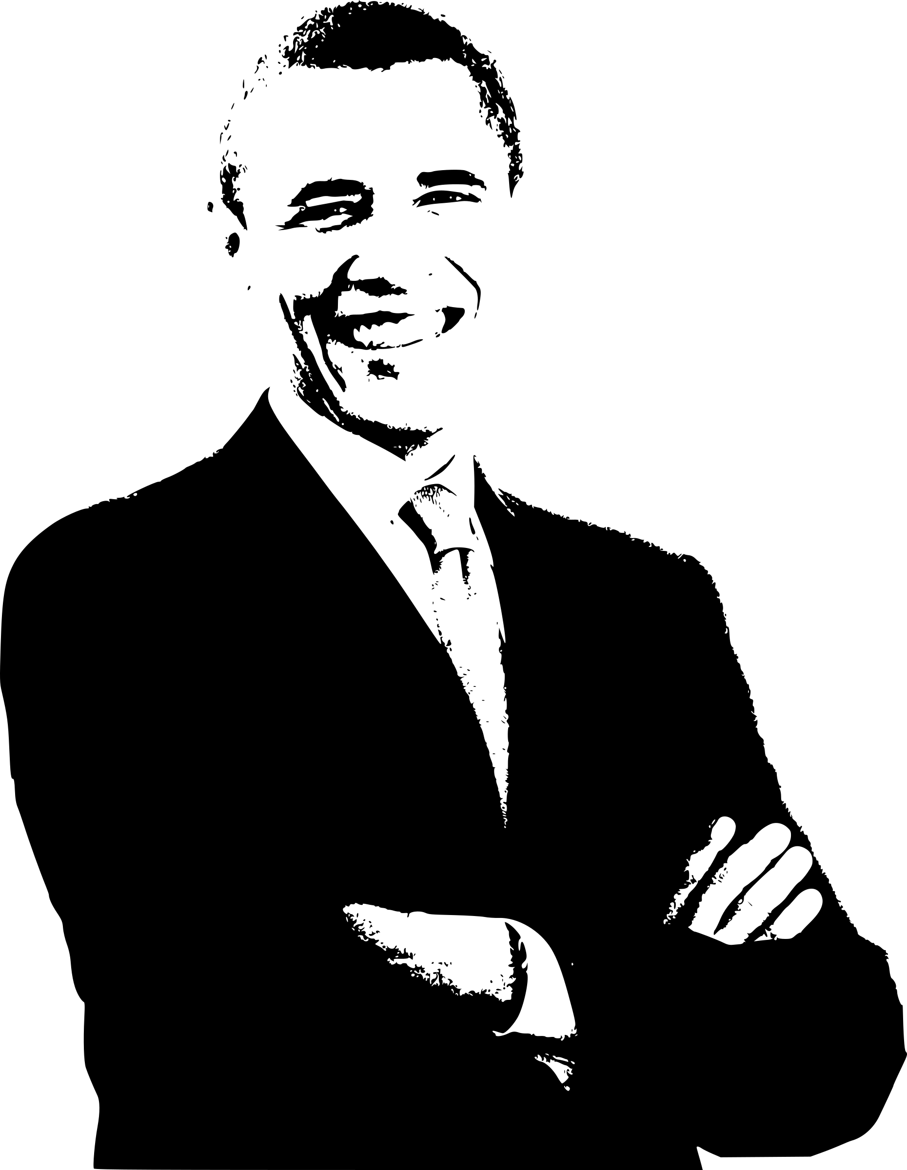 Barack Smiling Obama Transparent PNG Image