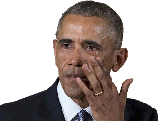 Barack Face Crying Obama Transparent PNG Image